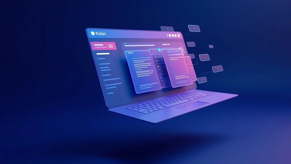 Content management system dashboard with drag-and-drop page editor and publishing controls