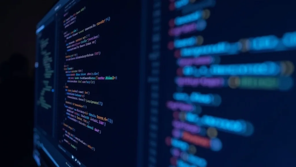 Split comparison of custom website code in developer IDE versus drag-and-drop website builder interface