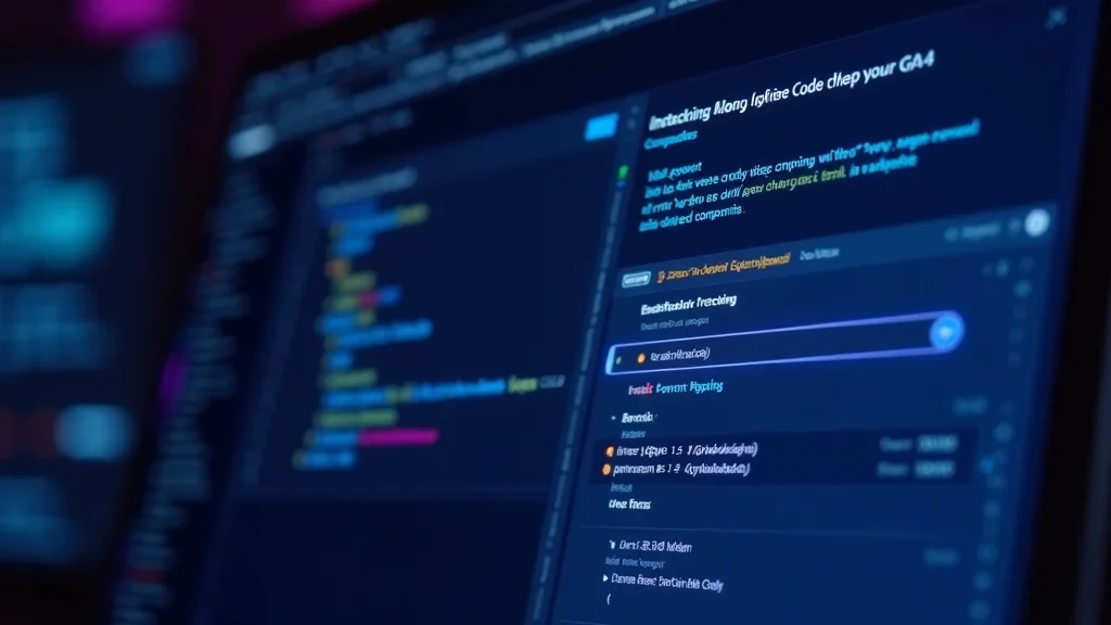 GA4 setup with tracking code installation and event tracking configuration