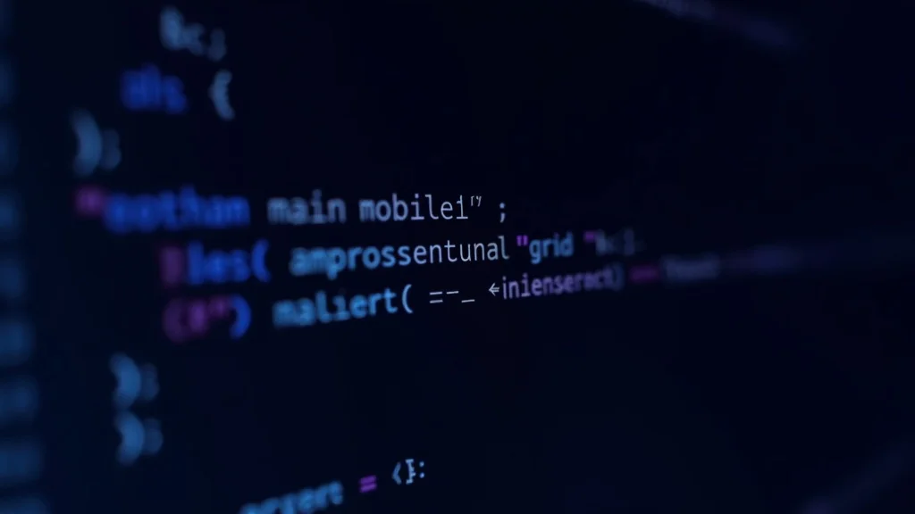 CSS media queries and fluid grid layout visualization showing responsive breakpoints