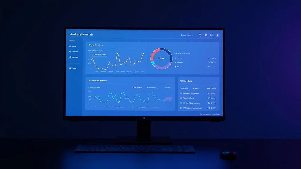 Google Search Console dashboard with performance metrics showing impressions, clicks and rankings